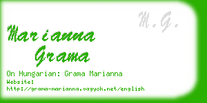 marianna grama business card